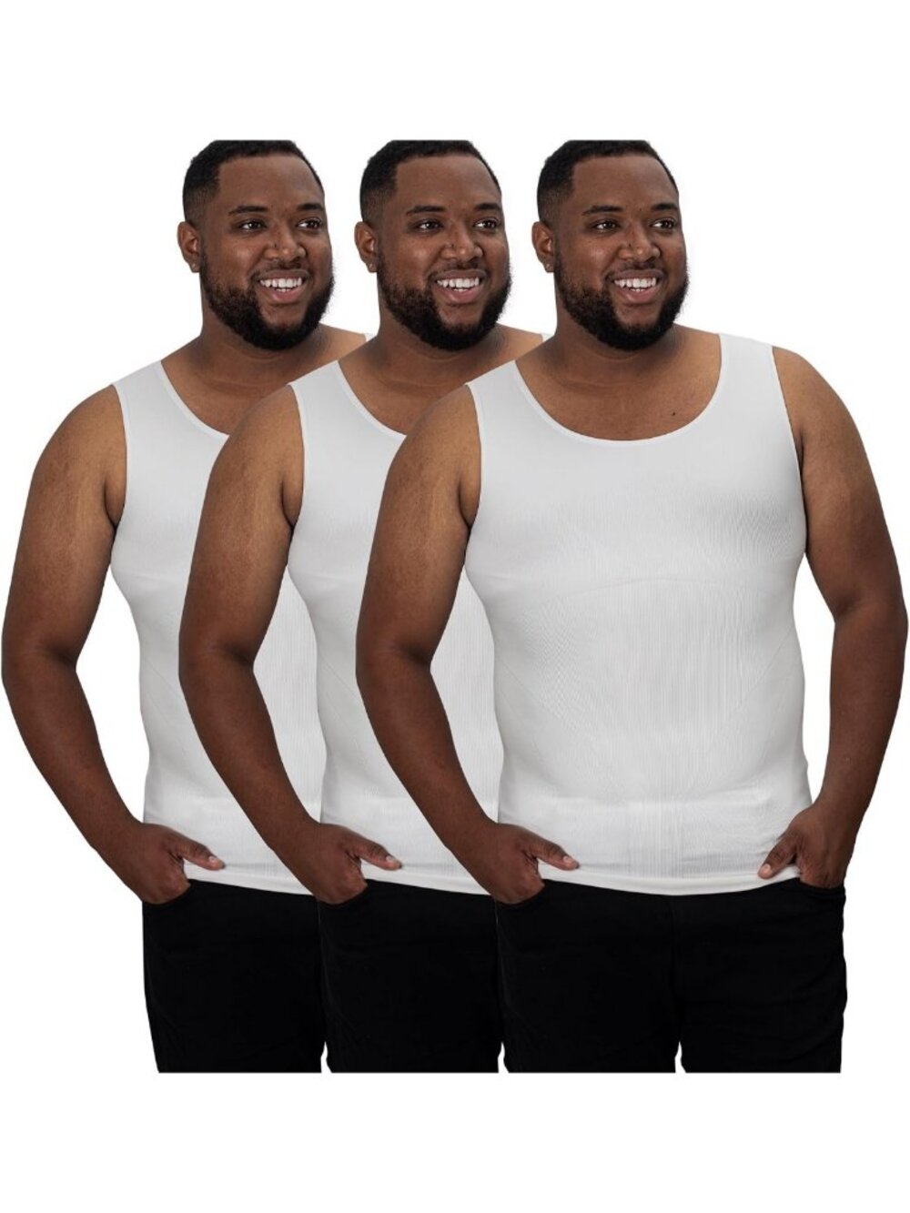 Men's Gynecomastia Compression Shirt - Slimming Fit, Comfortable Support
